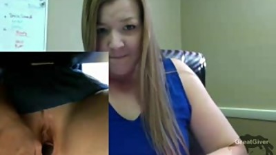milf mastrubate at work