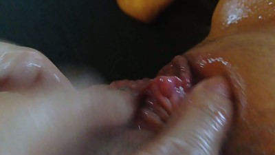 Oiled up pussy