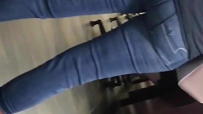 Milf ass in jeans